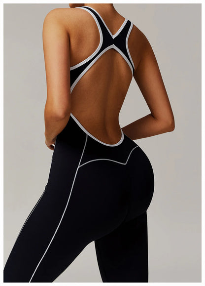 Women One-Piece Yoga Suit Women Training Gym Set Sportswear Women Sports Suit Fitness Women Stretch Push Up Suit Training Suits