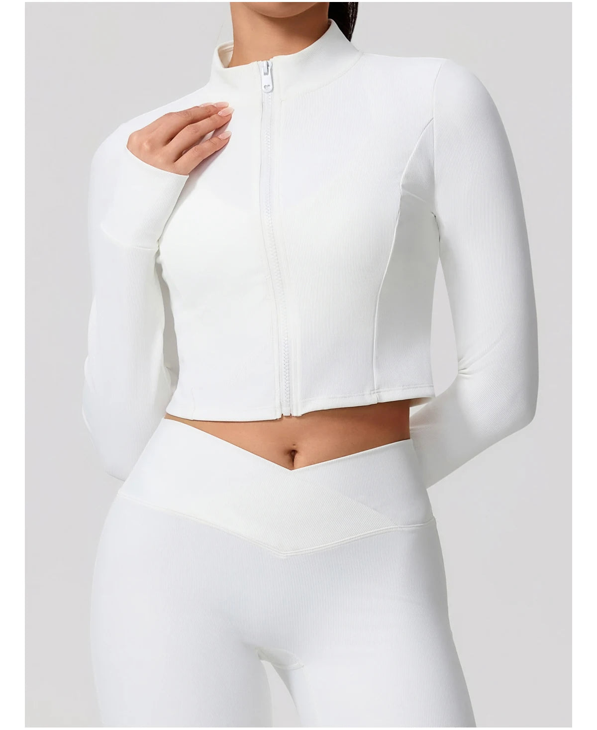 Summer Women Gym Zipper Long Sleeve Jacket Outdoors Workout Yoga Top Female Slim tight Clothes Women Quick-Dry Sportswear