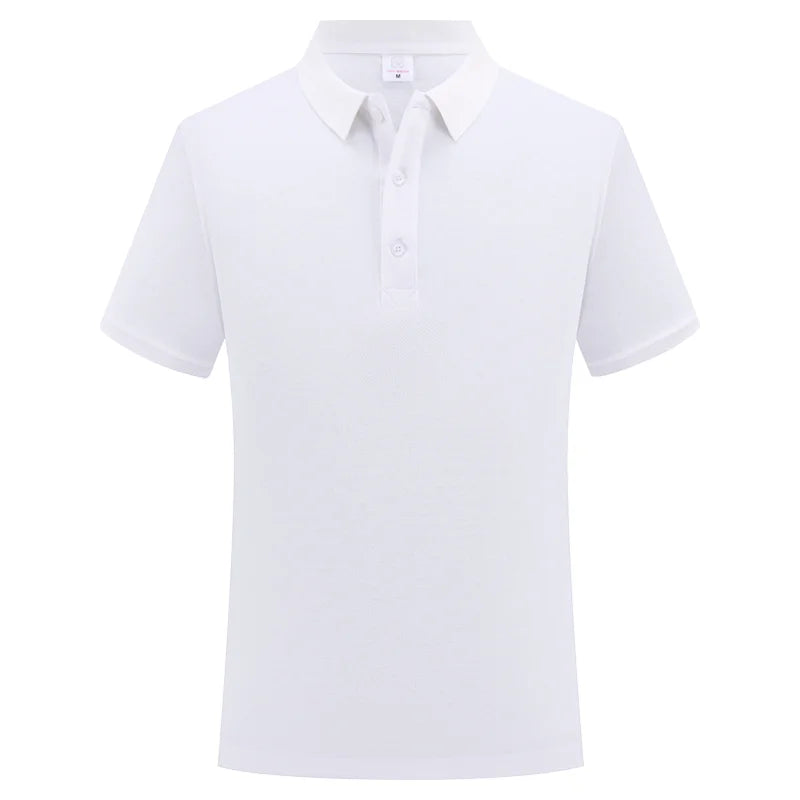 100% Cotton Polo Custom Logo High Quality Solid Color Polo Printing Design Company Clothing Embroidery Personality Brand