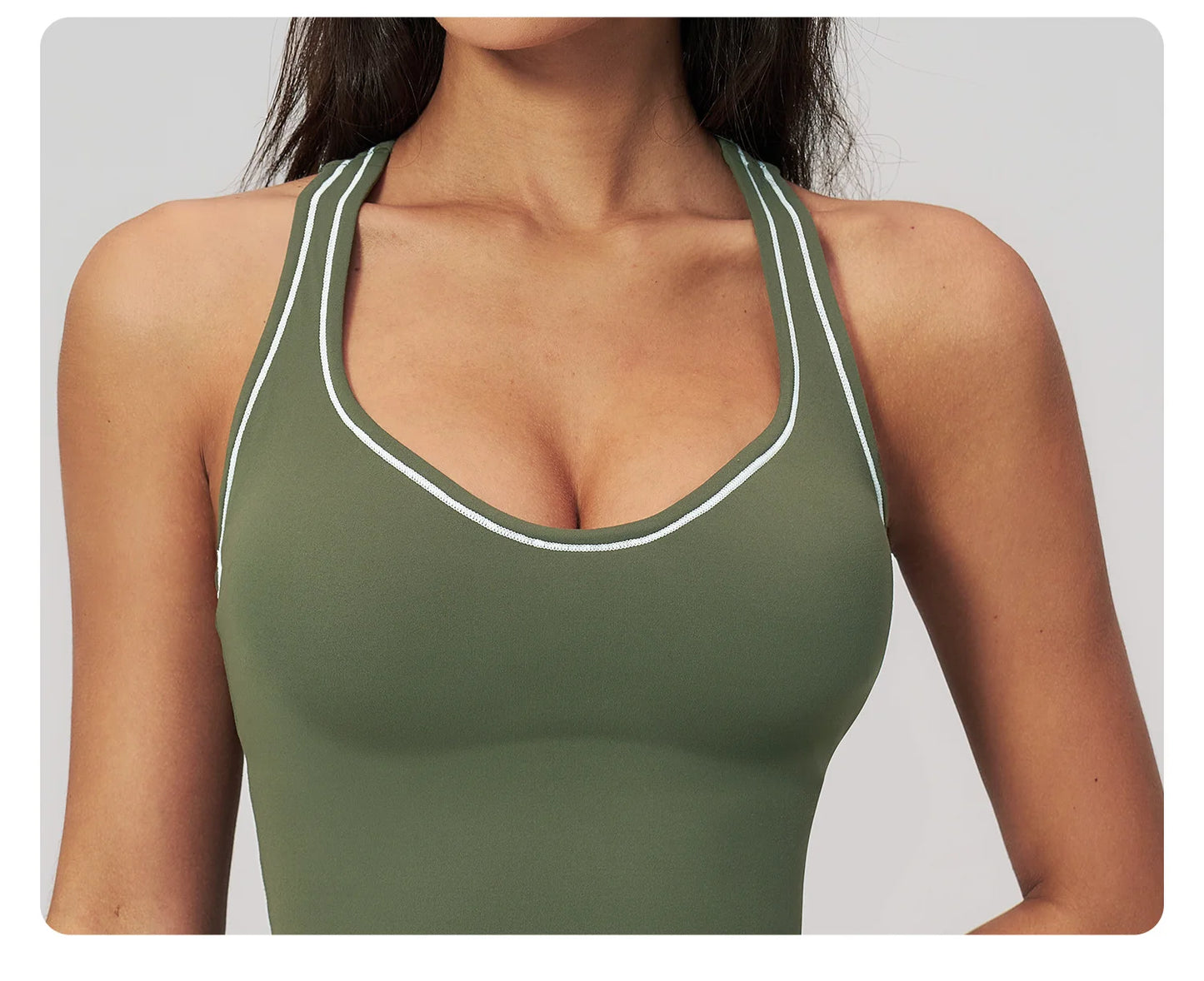 Sports Gym Fitness Vest with Chest Pad Women Color Contrast Shockproof Yoga Bras Female Workout Sports Underwear Yoga Clothes