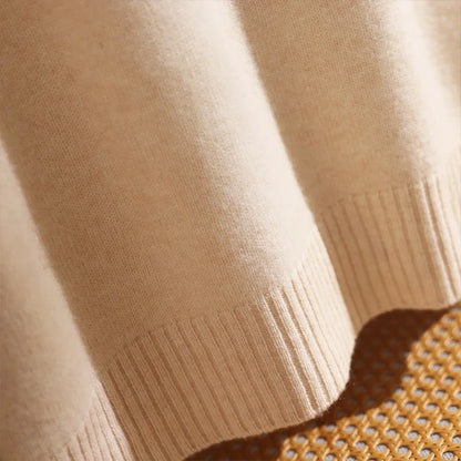 CHICUU Women's 100% Wool Sweater Pants Set Thick Mock Neck Pullover Wide Leg Pants Autumn Winter Warm Casual Wool Knitwear Suit