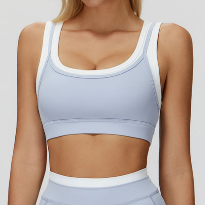 SWELTERING Women's Yoga Bra Breathable Fitness Vest Anti-Sweat Sports Underwear Female Gym Workout Crop Top Running Push Up Bra
