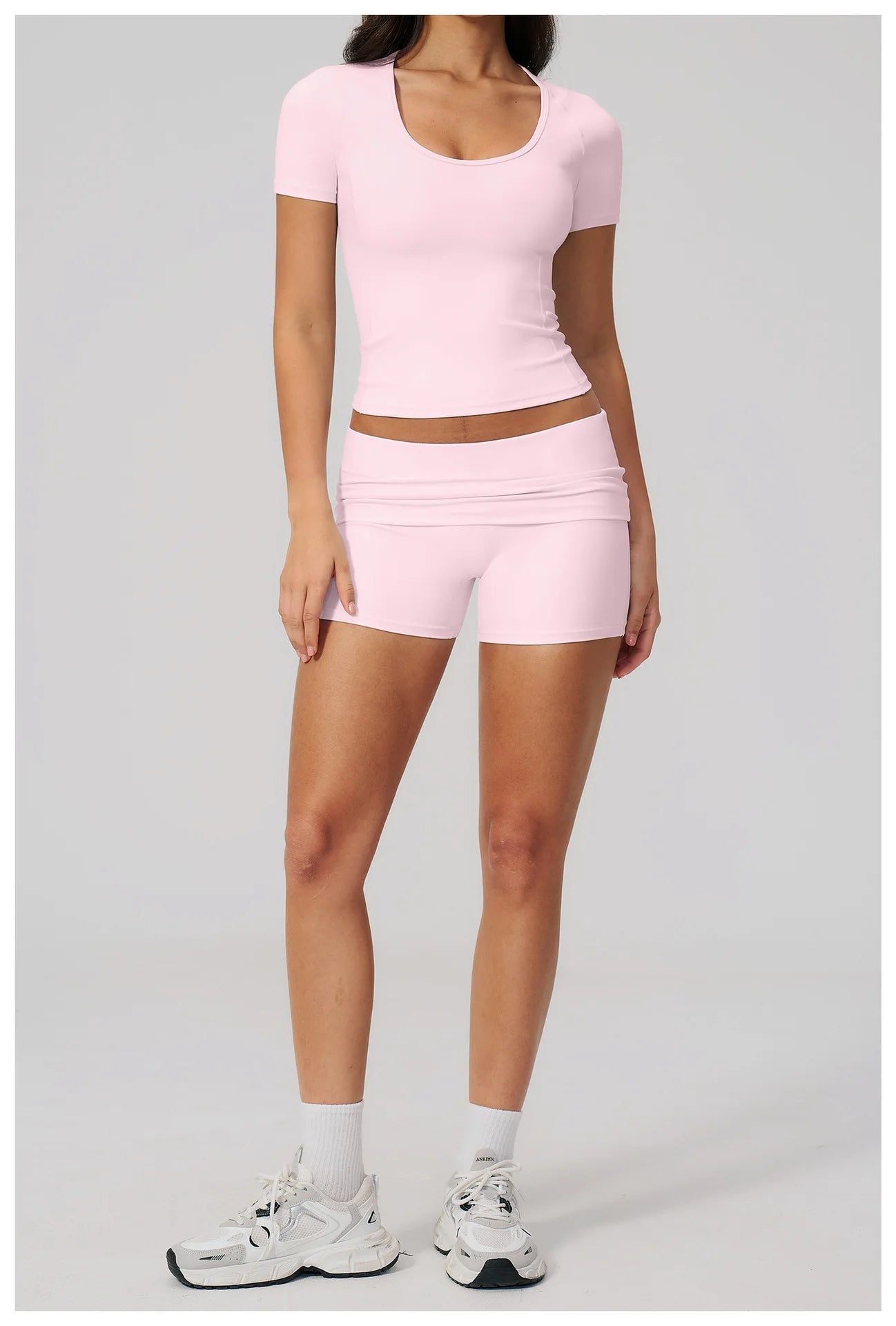 Summer 2PCS Tracksuits Yoga Suit Female Fitness Suit Running Workout Tops Shockproof Crop Sports Top Athletic Wear Sports Suit