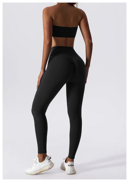 Summer Strapless Sports Bra Gym Women Quick-Drying Yoga Clothes Women Tube Top Fitness Chest Wrap Underwear Workout Bra Female