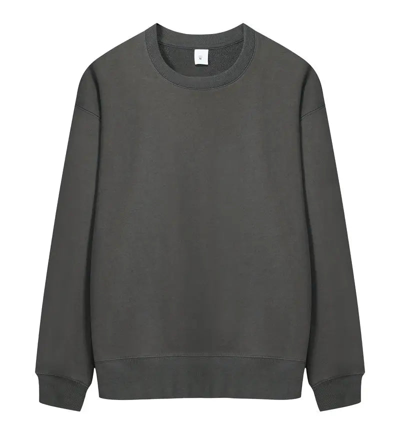 530GSM 100% Cotton DIY LOGO BRAND  French Terry High-end Heavy Weight Winter Pullovers Thick Drop-Shoulder Sweatshirt Hoodies