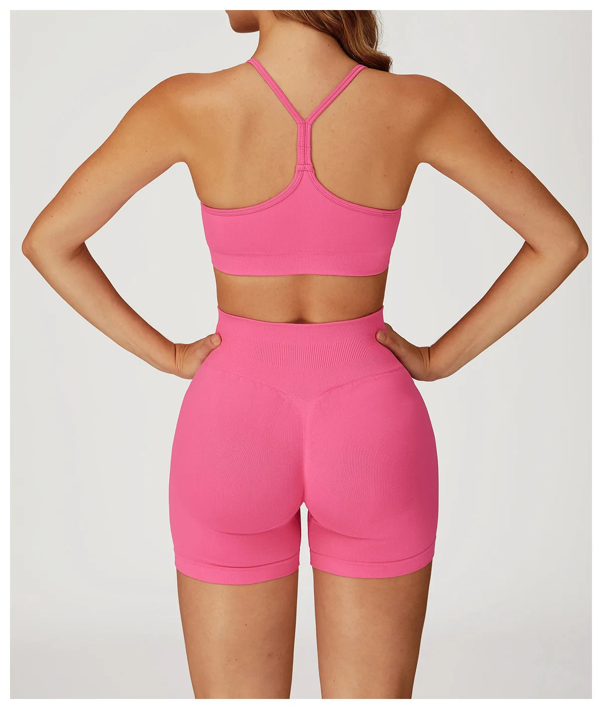 Custom LOGO women's seamless new yoga vest strap cross back sports underwear outdoor running fitness top