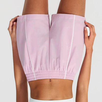 Summer Buttock Lift Gym Sweatpants For Women Loose Comfy Pocket Sport Pants Casual Outdoor Running Workout Yoga Shorts Female