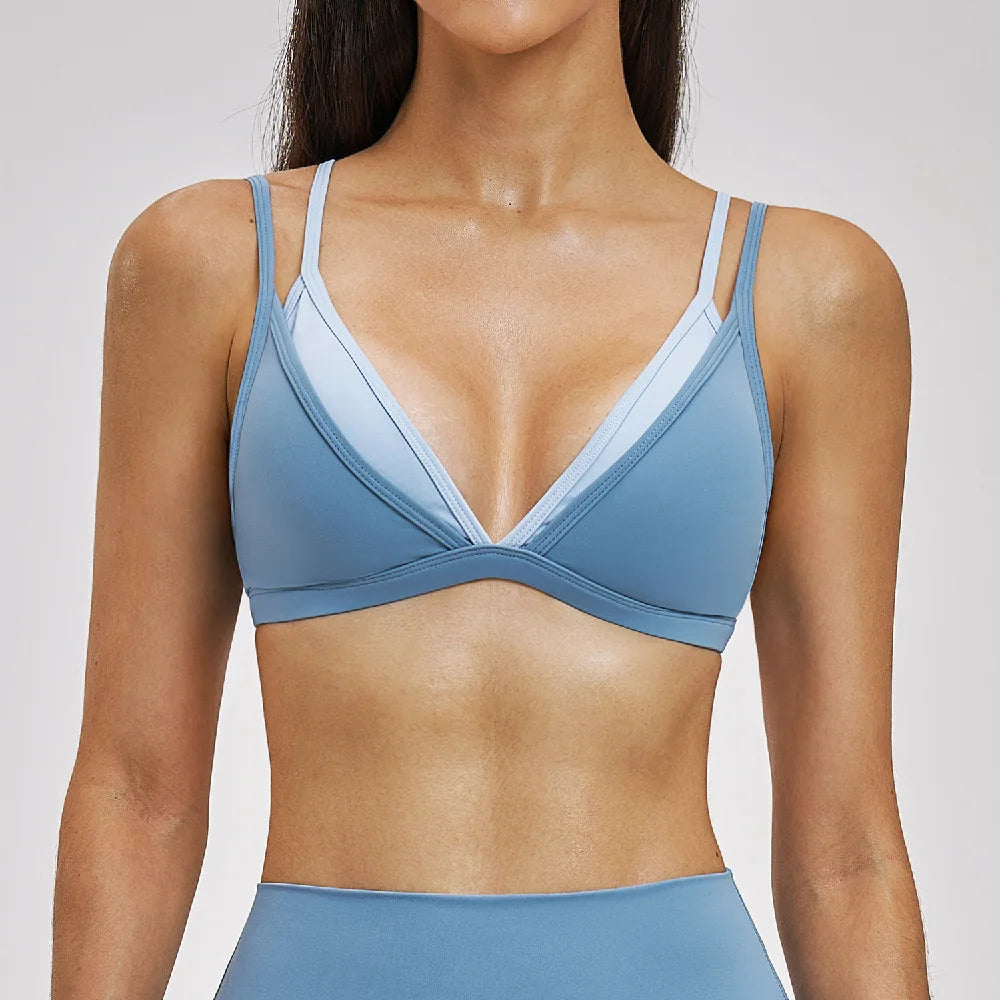 Women Sexy Sports Bra Shockproof Workout Underwear Yoga Bra Gym Push Up Lingerie Female Yoga Fitness Crop Top Sports Underwear