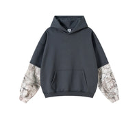 Hooded dark gray