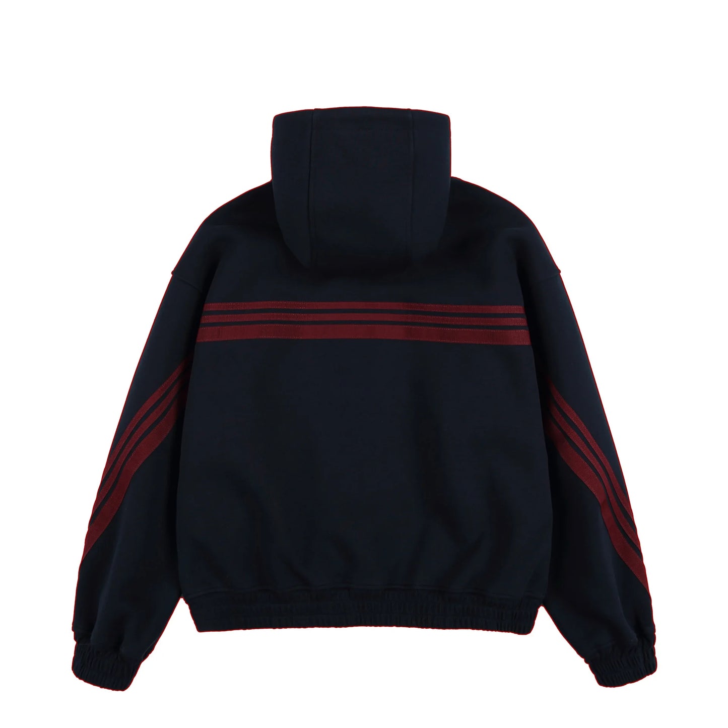 Akkad Kuti 2026 New Heavyweight Retro Japanese Sle Striped Patchwork Hoodie Ex Loose Fit Casual Sweater Thi Cotton Fabric