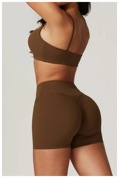 2 Pieces Yoga Set Gym Clothes Sportswear Yoga Suits For Women Fitness Short Sleeve Crop Top Tracksuits Sports Bra Gym Leggings