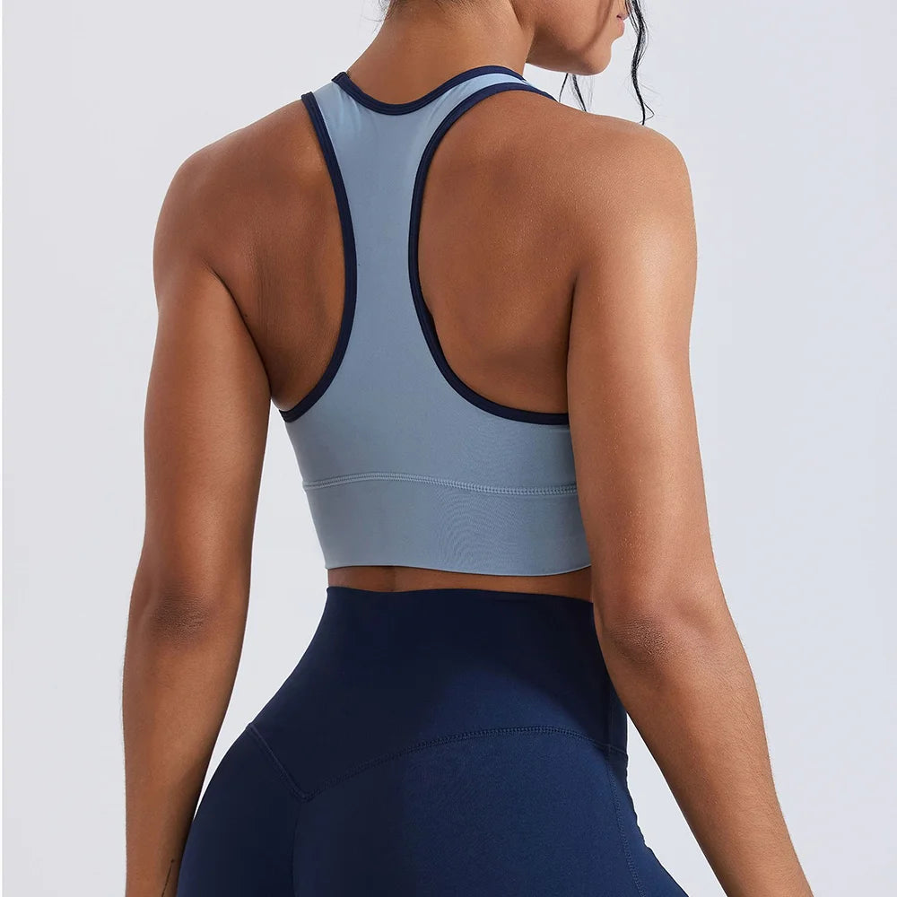 Women Yoga Bra Shockproof Gym Tank Top Sports Underwear Push-Up Workout Crop Top Female Fitness Yoga Vest Gym Training Bras