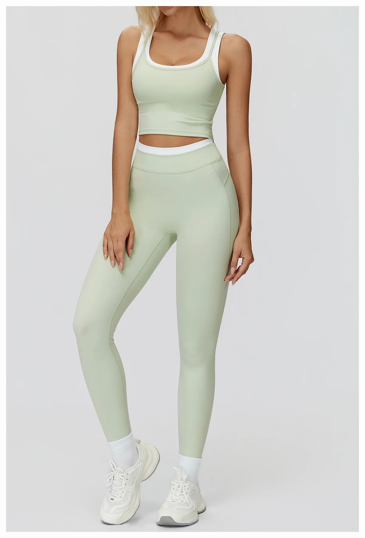 SWELTERING 2PCS Yoga Set Gym Fitness Suit Women Sports Workout Tracksuits Sportswear Female Yoga Suits Sports Bra Gym Leggings