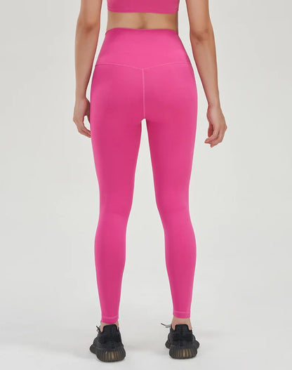 TRY TO BN New 46 Color Yoga Pants Sports Leggings Women Fitness Nylon High Waist Leggings Workout Trousers Training Gym Clothing