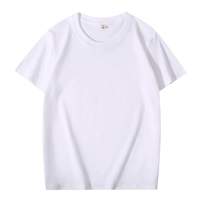 T-shirt Custom Men's And Women's Casual Tops With Printing Logo 100% Cotton Round Neck Short Sleeve T-shirt Embroidery Design