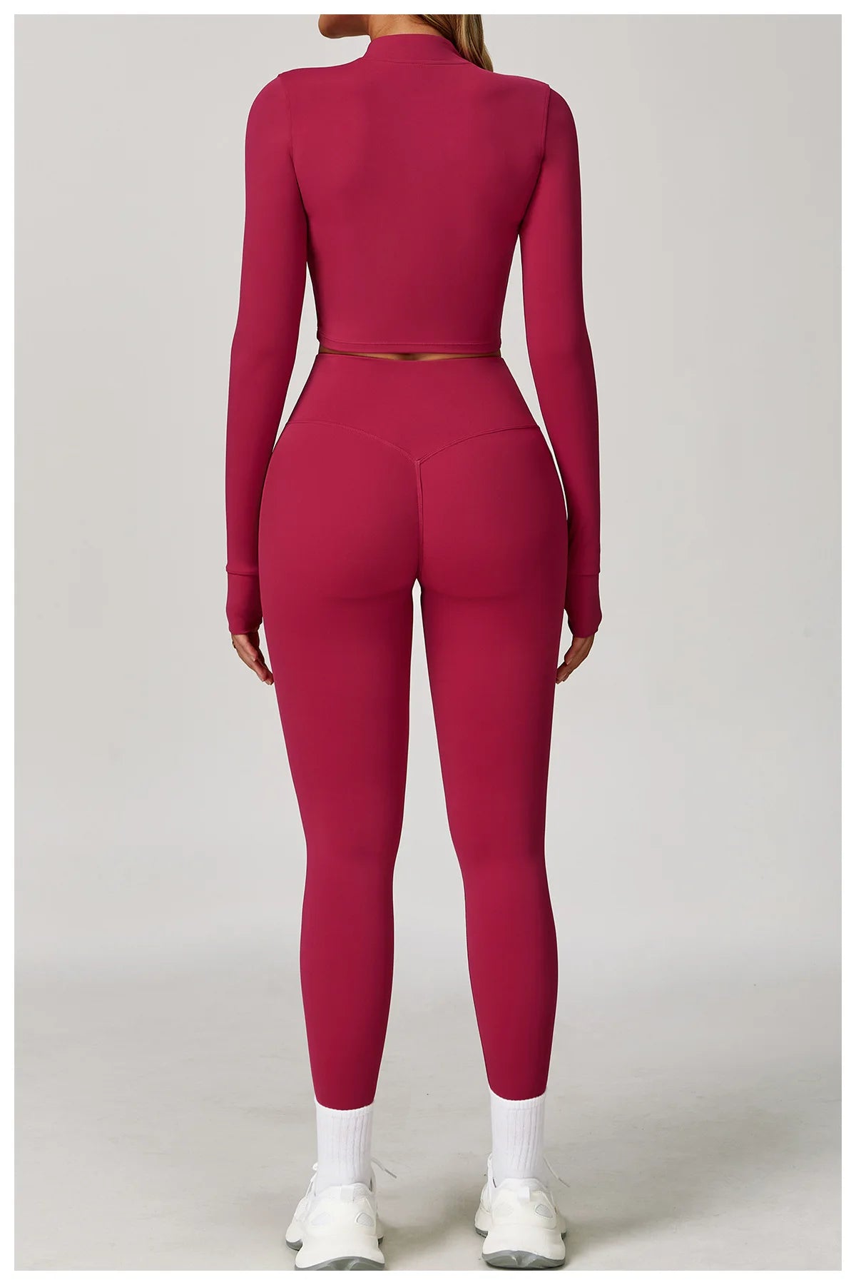 3PCS Yoga Set Gym Clothes 2 PCS Sportswear Women Yoga Suits Fitness Set women's Tracksuits Sports Jacket Long Sleeve Gym Legging