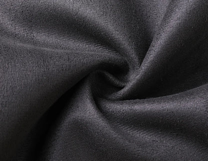 BIVIGAOS Fall Winter Fleece Loose Wide Leg Warm Leather Pants Women Button Pocket High Waist Thick PU Casual Straight Pants
