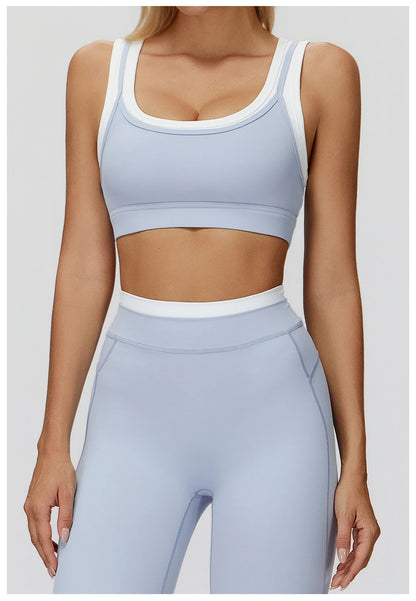 SWELTERING Women's Yoga Bra Breathable Fitness Vest Anti-Sweat Sports Underwear Female Gym Workout Crop Top Running Push Up Bra