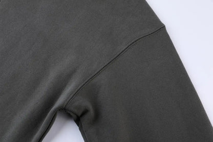 530GSM 100% Cotton DIY LOGO BRAND  French Terry High-end Heavy Weight Winter Pullovers Thick Drop-Shoulder Sweatshirt Hoodies