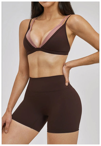 Women Sexy Sports Bra Shockproof Workout Underwear Yoga Bra Gym Push Up Lingerie Female Yoga Fitness Crop Top Sports Underwear