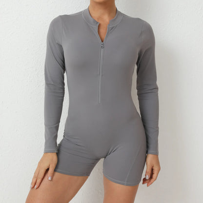 Yoga Jumpsuit Long Sleeved Sports Wear Gym Fitness Jumpsuit Sports Bodysuits Women Set Dance Running Workout Clothes Yoga Suit