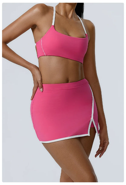Yoga Shorts Women Yoga Short Skirt Fitness Elastic Running Workout Short Leggings For Ladies Gym Sport Shorts Fitness Sportwear