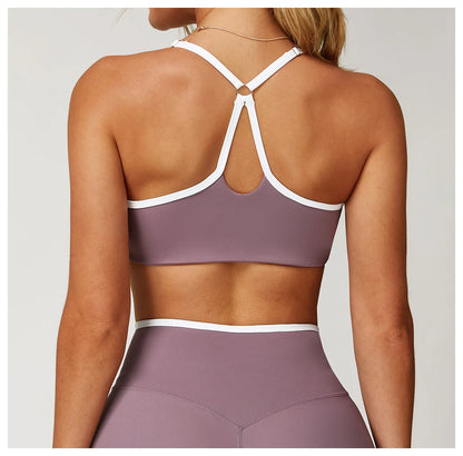 Gym Underwear Sport Bra Women's Sports Bra Anti-sweat Breathable Yoga Bra Shockproof Crop Top Fitness Top Push Up Workout Tops