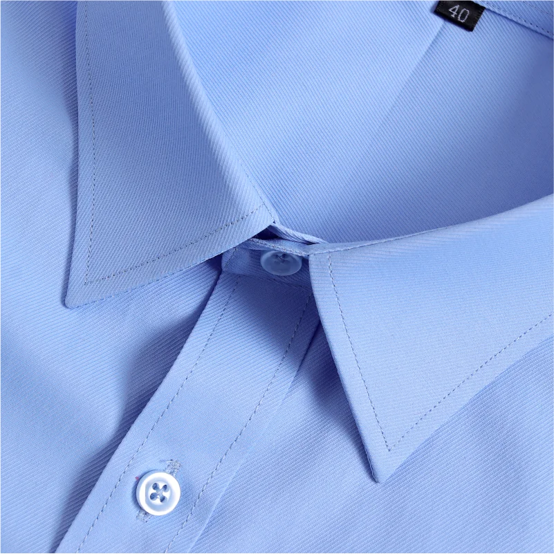 Casual Men's Long Sleeve Business Shirt Custom Logo Excellent Team Personal Professional Shirt Embroidery Printing Brand Design