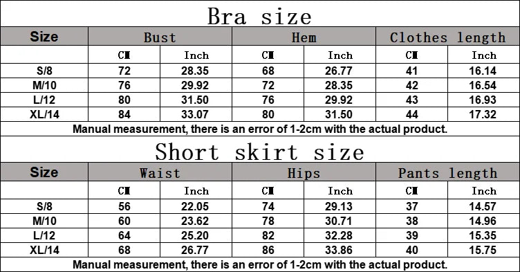 2PCS Women Tracksuit Yoga Set Gym Set Bra Sports Short Skirt Workout Sportswear Running Clothing Gym Wear Athletic Sport Suit