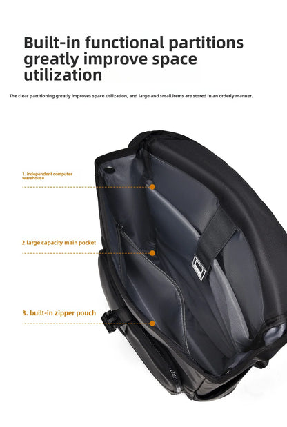 Personalized men's backpack with logo name fashionable women's backpack lightweight computer backpack company giftn