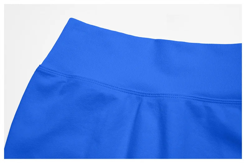 TRY TO BN Seamless Two Pieces Women's Tracksuit Yoga Shorts Set One-shoulder Hollow Backless Fitness Running Workout Gym Clothes
