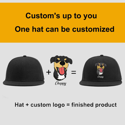 Custom Logo Snapback Cap Team Embroidery Monogram Baseball Hat Personalized Men Women Gorras Planas Hip Hop Bone Aba Reta