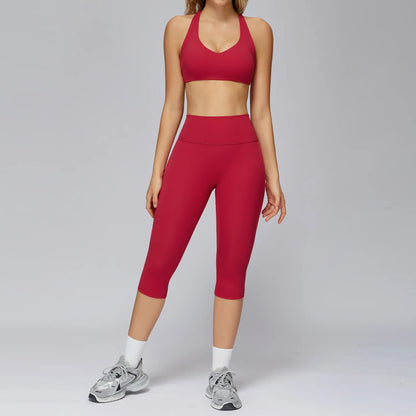 Yoga Set 2/3PCS Women Clothes Sports Outfits Fitness Tracksuit Yoga Suits Gym Legging Workout Long Sleeved Female Bra Sportswear
