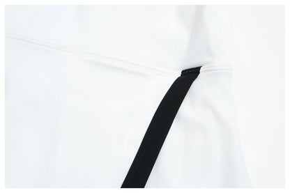 Custom LOGO women's nude yoga dress hollow breathable slim fitness sports quick-drying short skirt