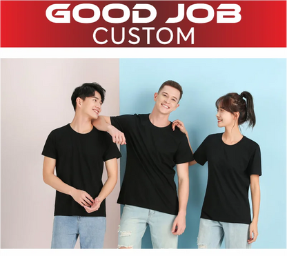 T-shirt Custom Men's And Women's Casual Tops With Printing Logo 100% Cotton Round Neck Short Sleeve T-shirt Embroidery Design