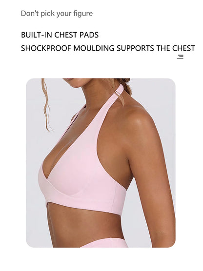 Summer Women Chest Padding And High Elasticity Bra Set 2Pcs Tennis Skirt Sportswear Female Golf Suits Sport Outfit For Woman