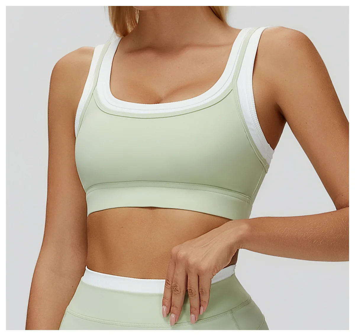 SWELTERING Women's Yoga Bra Breathable Fitness Vest Anti-Sweat Sports Underwear Female Gym Workout Crop Top Running Push Up Bra