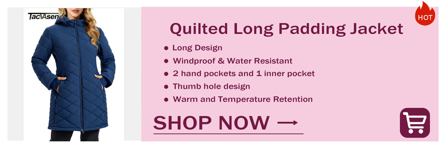 TACVASEN Padded Warm Jackets Womens Fashion Retro Pilot bomber Jackets Diamond Quilted Coats Full Zip Up Pockets Casual Outwear