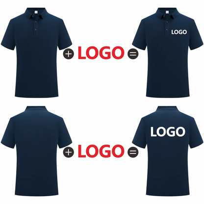 100% Cotton Polo Custom Logo High Quality Solid Color Polo Printing Design Company Clothing Embroidery Personality Brand