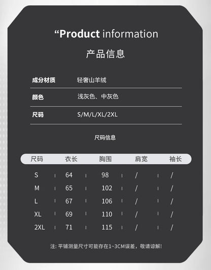 DjzDsm 2025 New H-Shaped Vest Men's Clothing 100% Pure Cashmere Pullover Solid Color Daily Interior Wear Suspender Knit Sweater