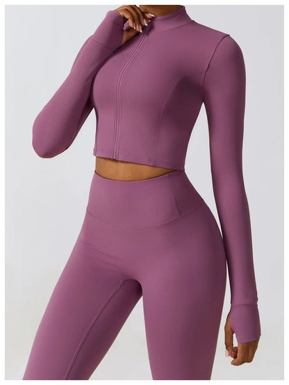 Women 2/3pcs Workout Outfits Yoga Sets Sportswear Gym Workout Clothing Tracksuit High Waist Leggings and Stretch Sports Bra