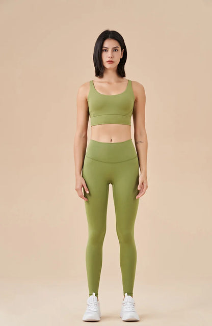 TRY TO BN New 46 Color Yoga Pants Sports Leggings Women Fitness Nylon High Waist Leggings Workout Trousers Training Gym Clothing