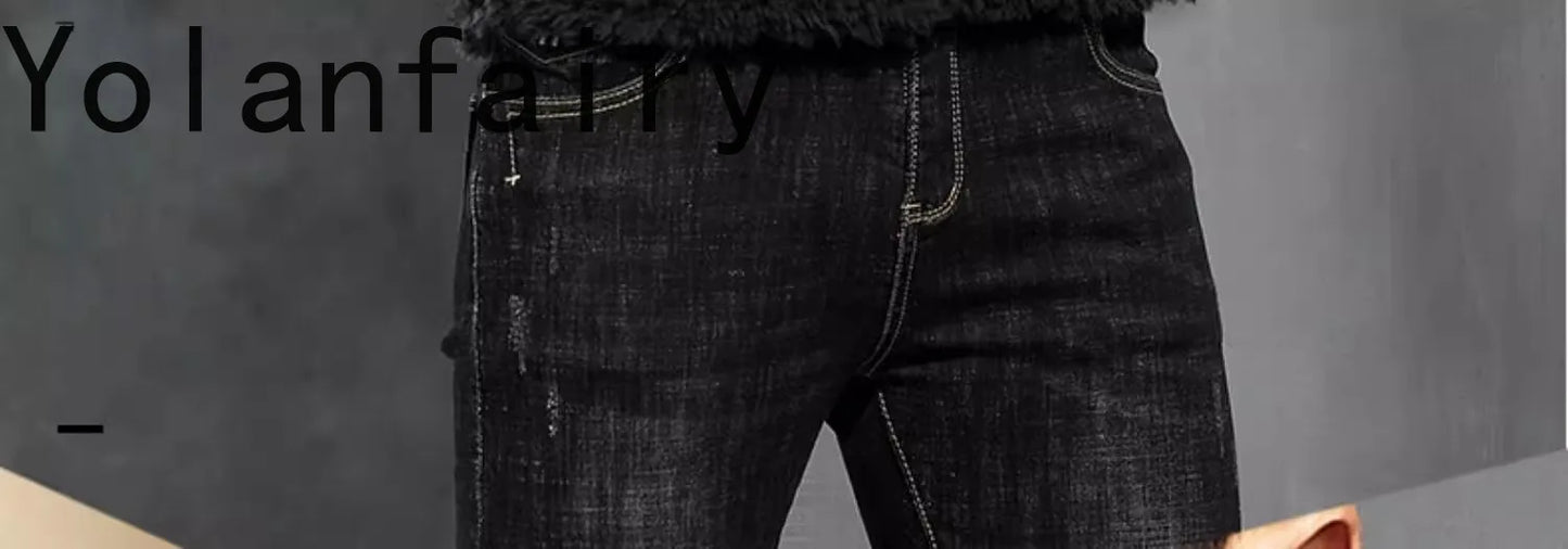 YOLANFAIRY 100% Wool Mens Real Fur Coat Men Luxury Clothing Winter Jacket For Men High Quality Short Jacket куртка мужская 2024
