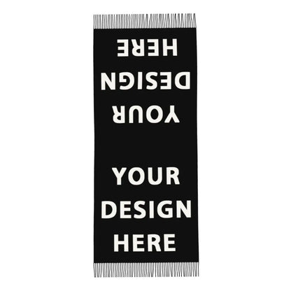 Custom Printed Your Design Here Scarf Men Women Winter Warm Scarves Custom Customize Logo Letter Print Shawls Wraps