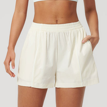 Summer Buttock Lift Gym Sweatpants For Women Loose Comfy Pocket Sport Pants Casual Outdoor Running Workout Yoga Shorts Female