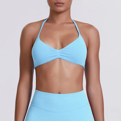 Hearuisavy Sports Bra Woman Gym Tops Sportswear Female Underwear Yoga Clothes Breathable Fitness Crop Top Push Up Workout Bras