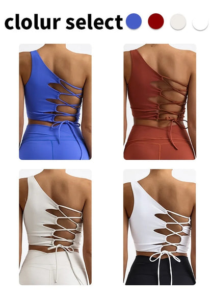 Cloud Hide Girls Sexy Back Sports Bra Gym Fitness Underwear for Women Yoga Crop Top Running Vest Workout Gym Shirt Sportswear