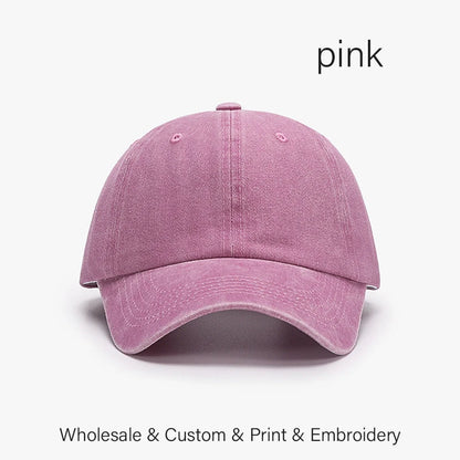 SLECKTON Custom Cap Logo Embroidery Retro Baseball Cap for Men and Women DIY Design Letter Hat Customize Graphic Print Wholesale