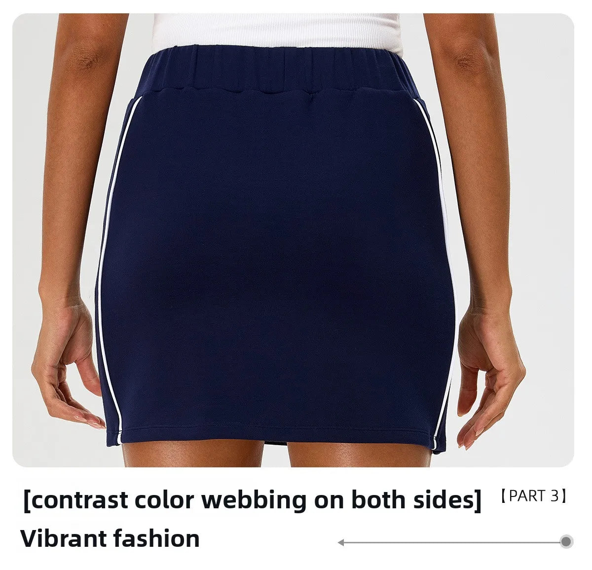 New Yoga Skirt Women's Summer High Waist Pocket Skirt Sports Skirt Running Training Quick drying Tennis Skirt