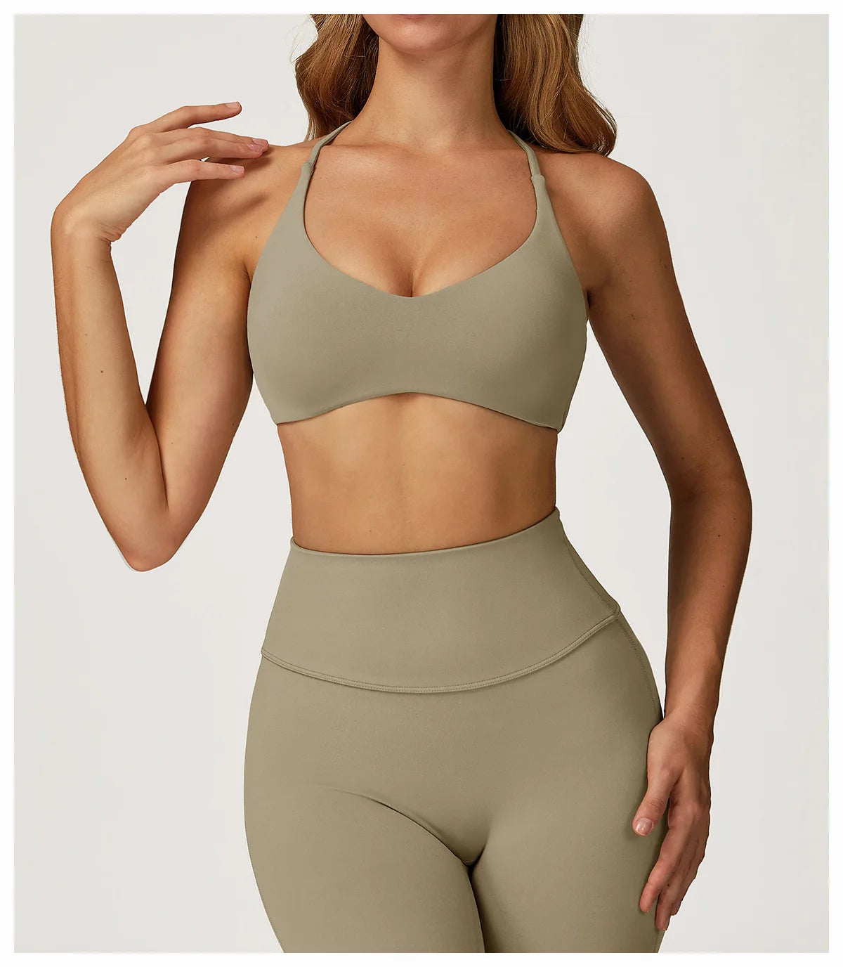 Women Cross Back Sports Underwear Breathable Yoga Bra Shockproof Fitness Top Gym Workout Underwear Female Sports Yoga Crop Top
